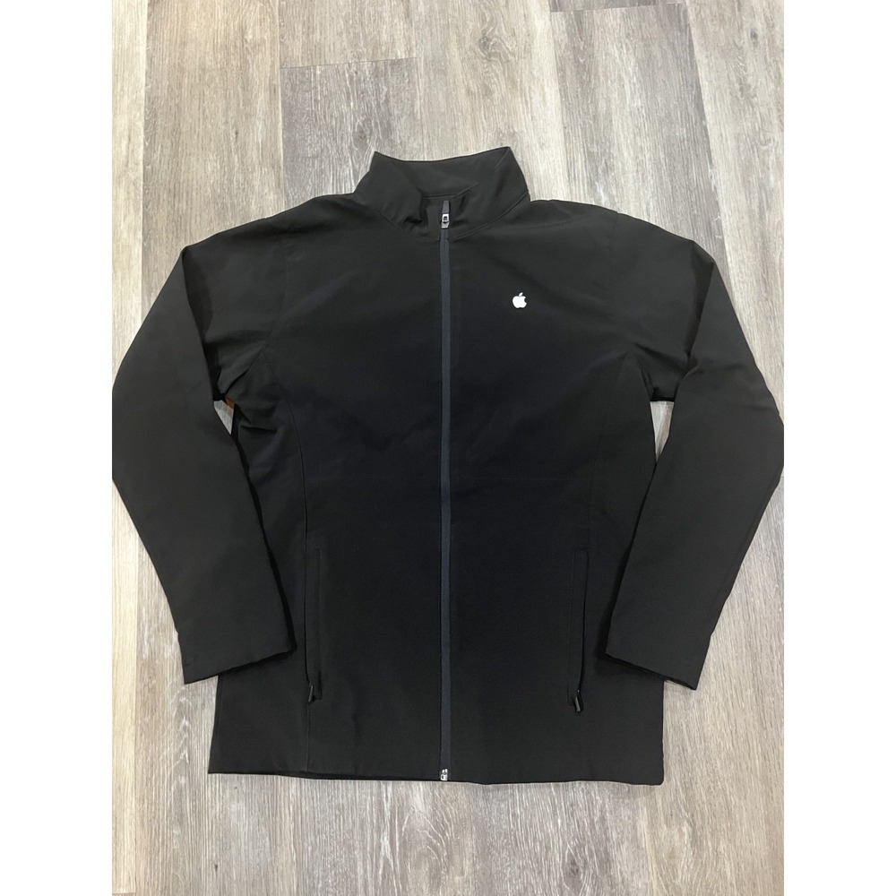 Apple Computer Shell Tech Outdoor Performance Jacket Men's Black iMac iPhone S